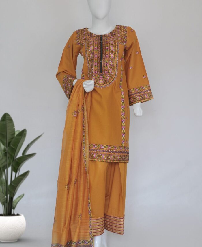 Mughali Style Embroidered